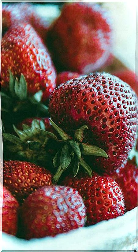 organic strawberries