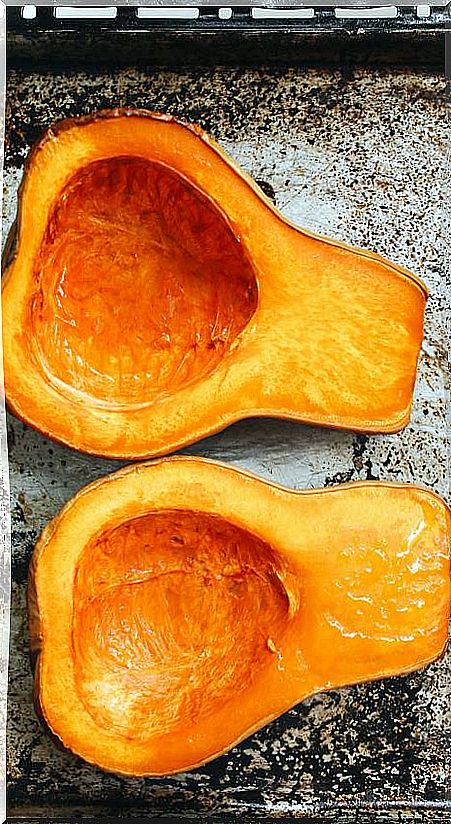 Roasted pumpkin